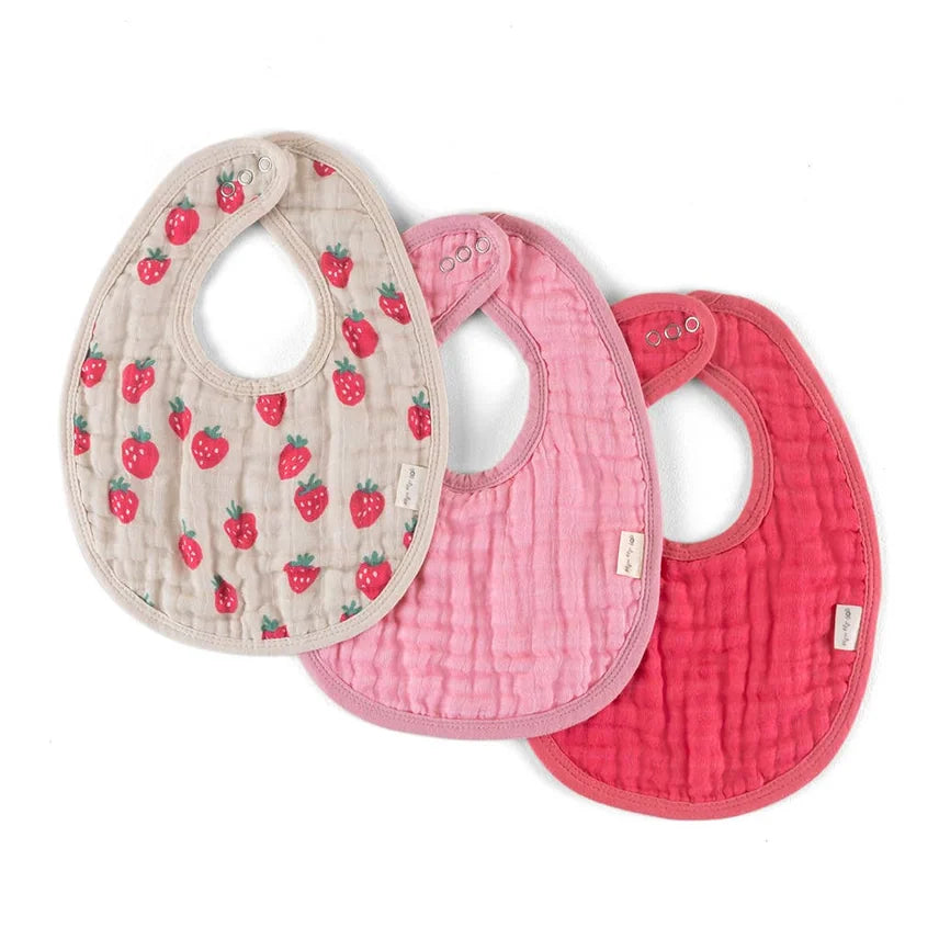 Itzy Ritzy - Cotton Muslin Bibs - 3 Pack