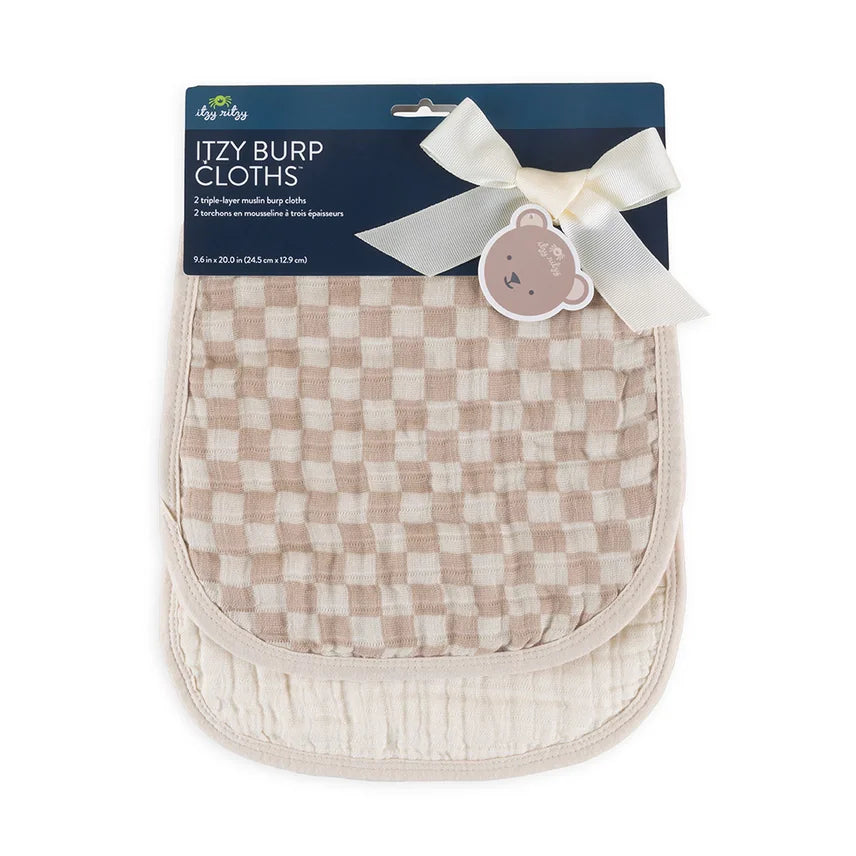 Itzy Ritzy - Itzy Burp Cloths - Muslin Burp Cloths (2-Pack)