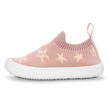 Jan & Jul - Graphic Knit Slip-On Shoes Starfish / 5 Shoes & Accessories