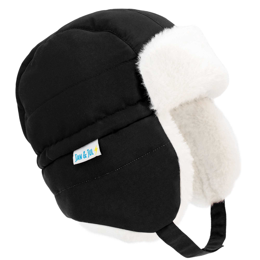 Jan & Jul - Toasty-Dry Winter Trapper Hat