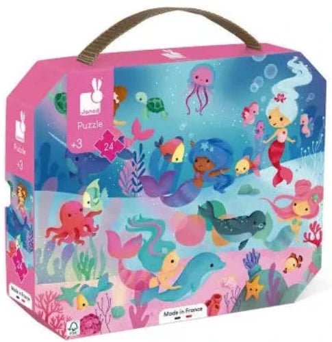 Janod - 24 pc Puzzle - Mermaids