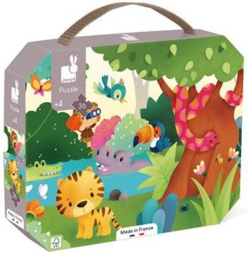 Janod - 36 pc Puzzle - Wild Animals
