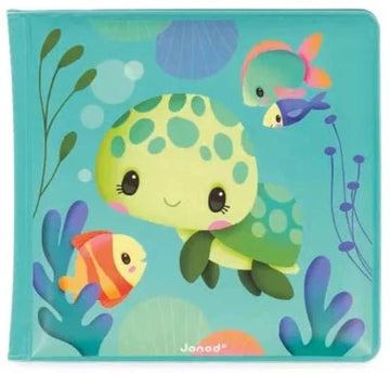 Janod - Book - The Magical Life of Sea Turtles Bath Toys