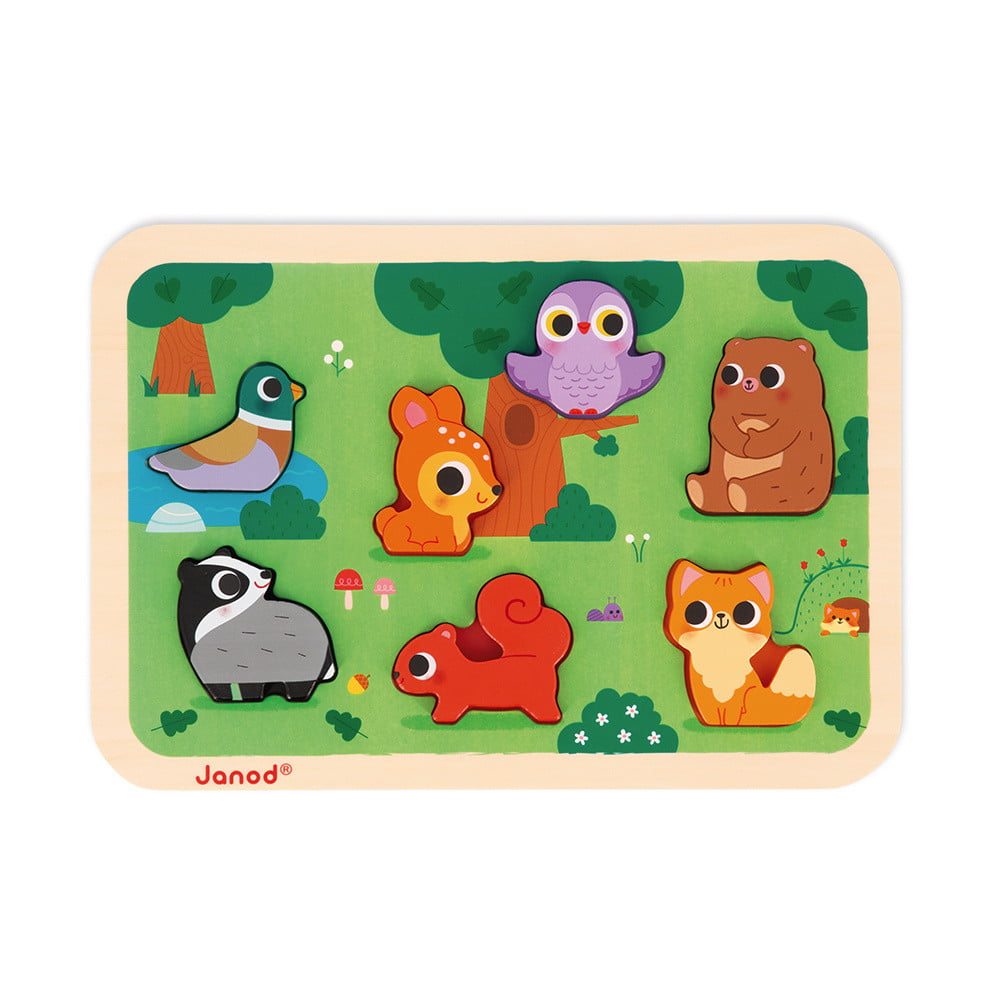 Janod - Chunky Puzzle - The Forest