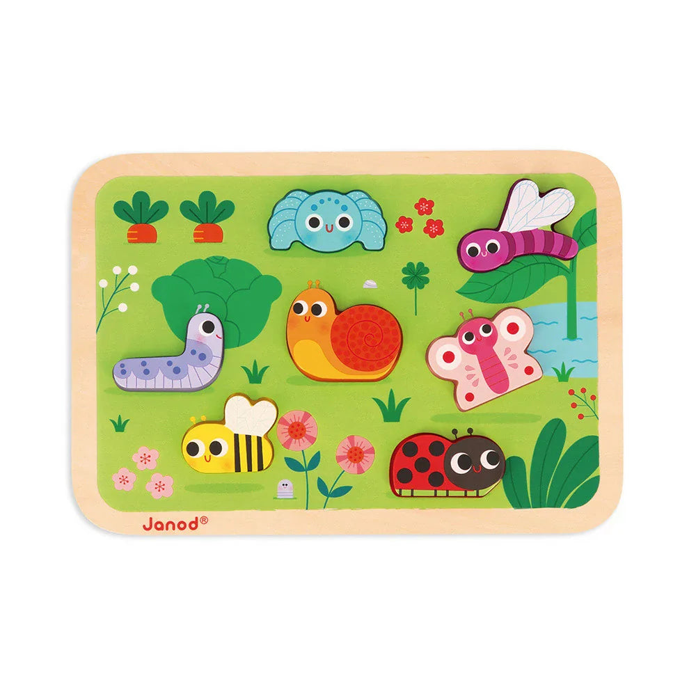 Janod - Chunky Puzzle - The Garden