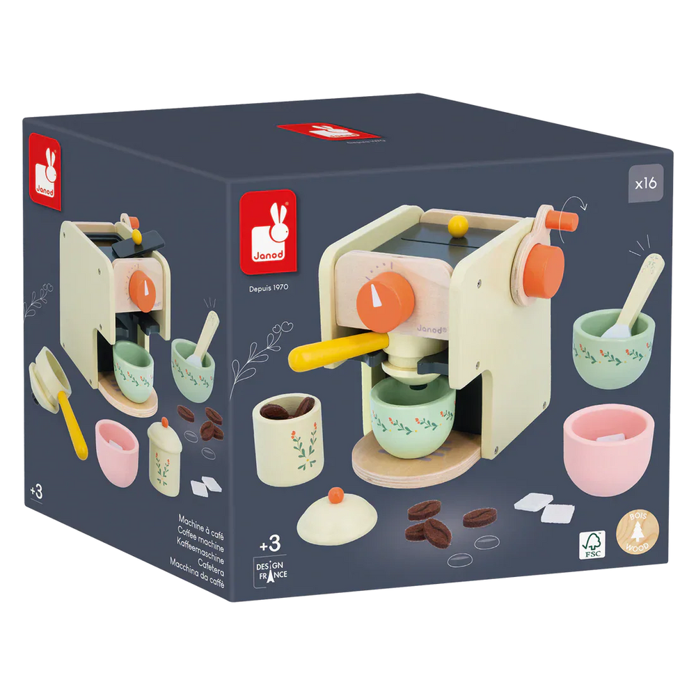 Janod - Coffee Machine Set