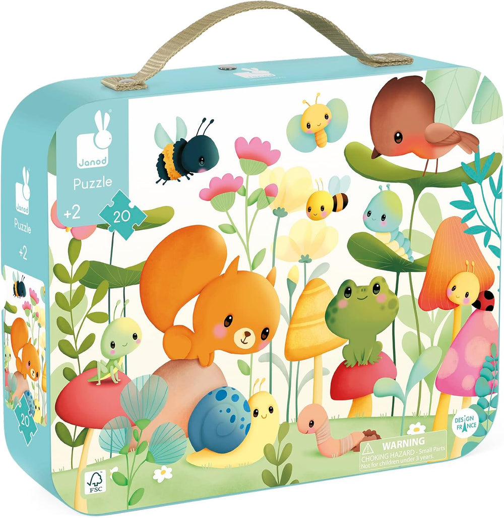 Janod - Garden Friends 20 piece Puzzle