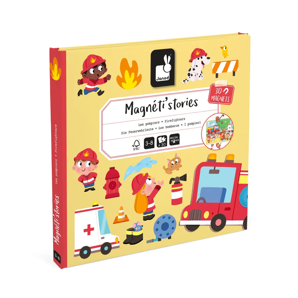 Janod - Magnéti’stories Firefighters - Magnetic Storytelling Game