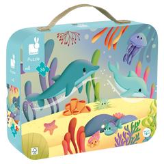 Janod - Panorama: Sea Animal Puzzle (36pcs)