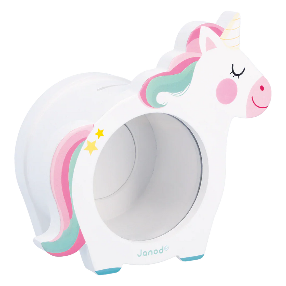 Janod - Piggy Bank - Unicorn