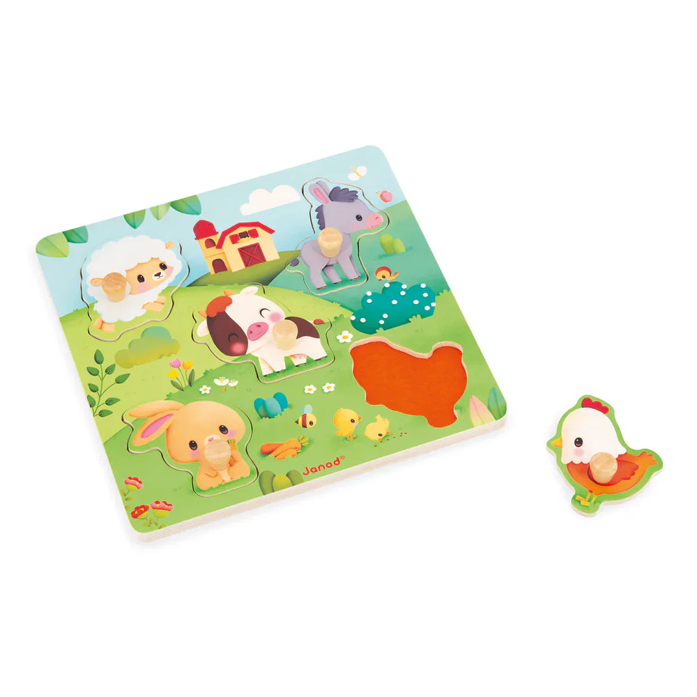 Janod - Tacticle Farm Puzzle