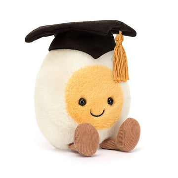 Jellycat - Amuseable Boiled Egg Graduation Stuffies