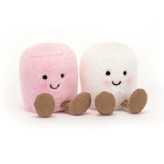 Jellycat - Amuseable Pink and White Marshmallows