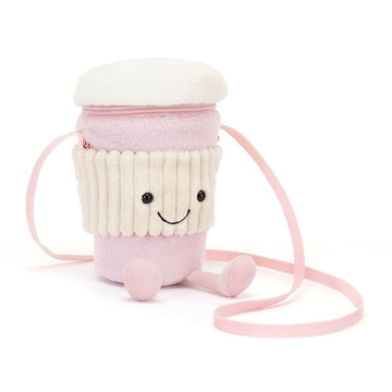 Jellycat - Amuseables Coffee-To-Go Pink Bag Stuffies