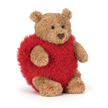 Jellycat - Bartholomew Bear 'Heartthrob' Plush & Rattles