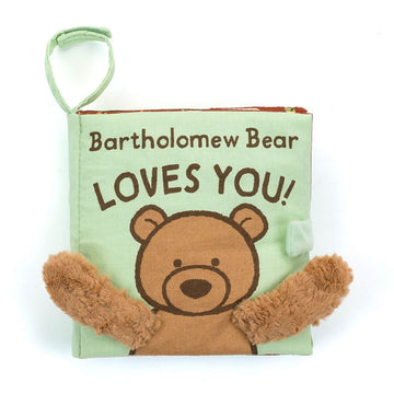 Jellycat - Bartholomew Bear Loves You Cloth Book Stuffies