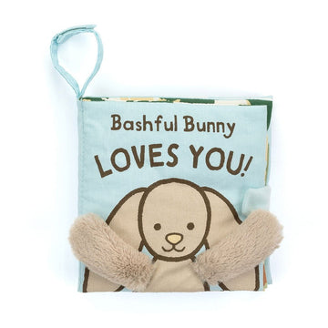 Jellycat - Bashful Bunny Loves You Cloth Book Stuffies