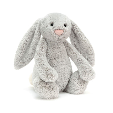 Jellycat - Bashful Silver Bunny Huge 20" Plush & Rattles