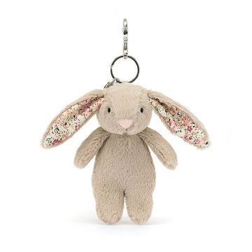 Jellycat - Blossom Beige Bunny Bag Charm Stuffies