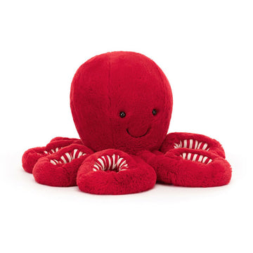 Jellycat - Cranberry Octopus Plush & Rattles