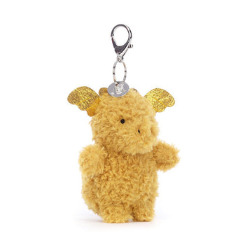 Jellycat - Little Dragon Bag Charm Plush & Rattles