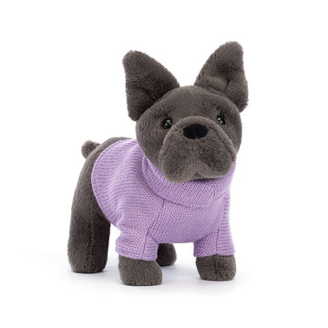 Jellycat - Purple Sweater French Bulldog Stuffies