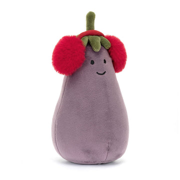 Jellycat - Toastie Vivacious Red Eggplant Plush & Rattles