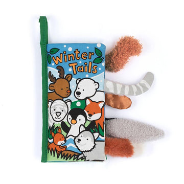 Jellycat - Winter Tails Activity Book Plush & Rattles