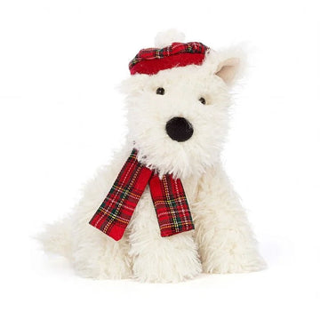 Jellycat - Winter Warmer Munro Scottie Dog Stuffies