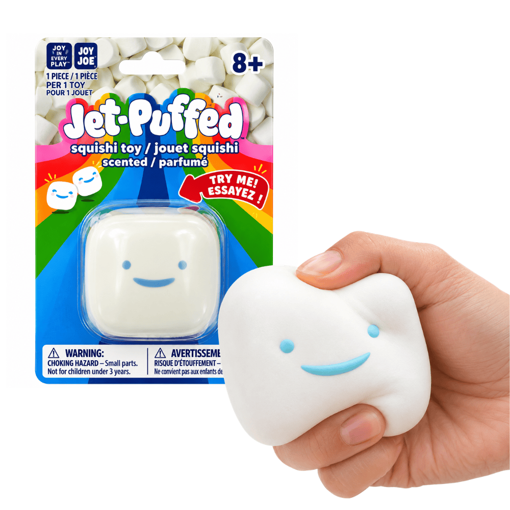 JET-PUFFED Marshmallow Squishy Toy - Scented Slow-Rise Sensory Fidget