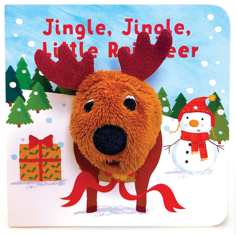 Jingle, Jingle, Little Reindeer - Board Book Finger Puppet Book