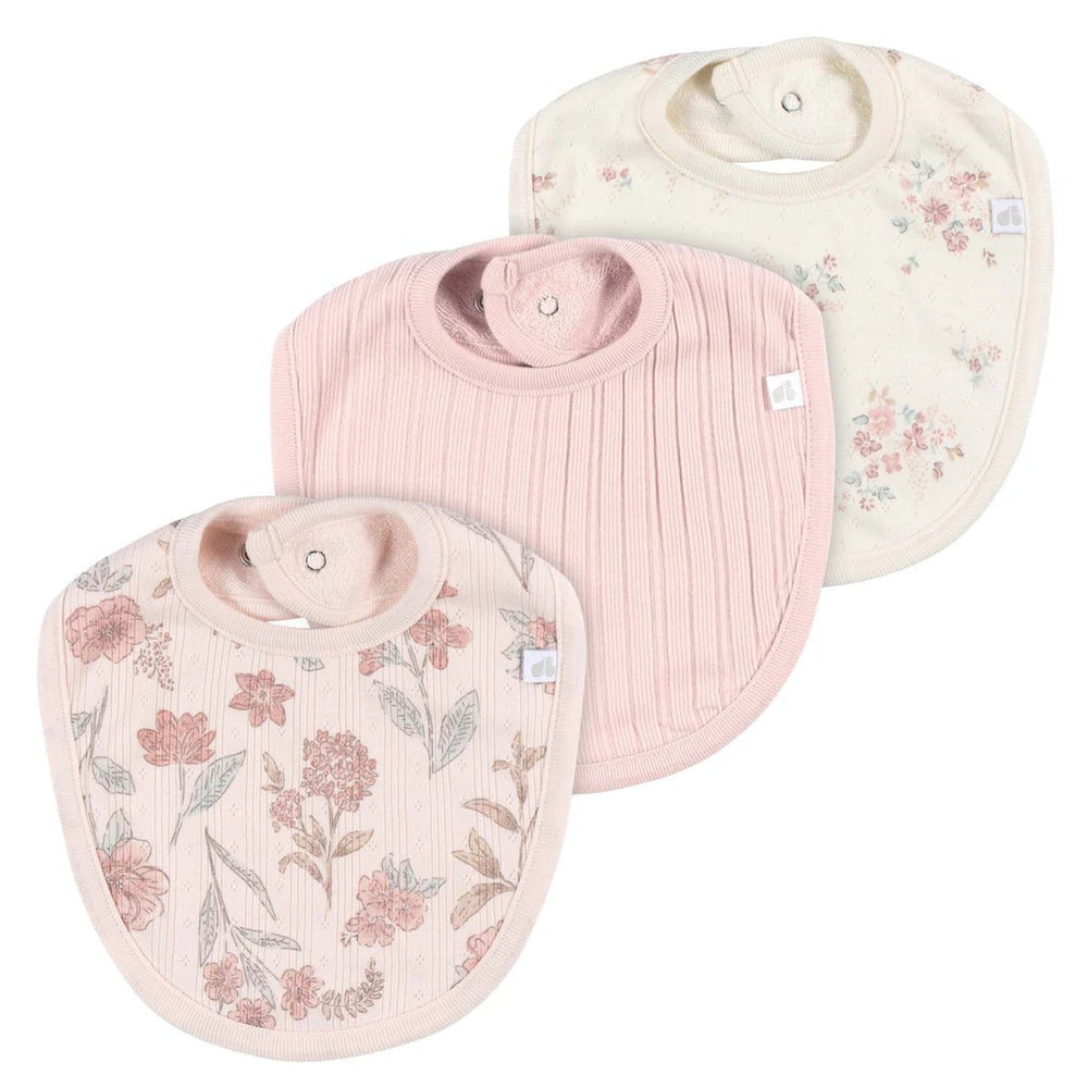 Just Born - Adjustable Bandana Bib Set (3-Pack)