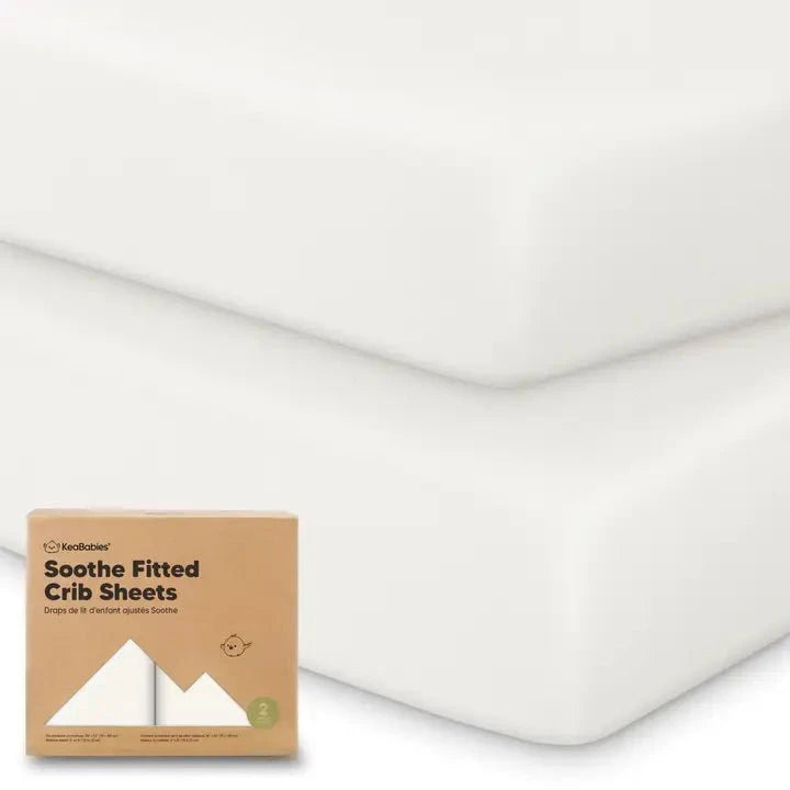 Kea Babies - 2-pack Soothe Organic Cotton Fitted Crib Sheet