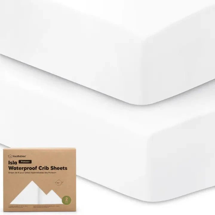 Kea Babies - 2pk Waterproof Crib Sheets, Baby Mattress Protector