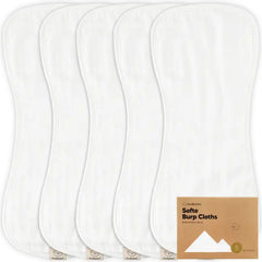 Kea Babies - 5-Pack Softe Organic Burp Cloths