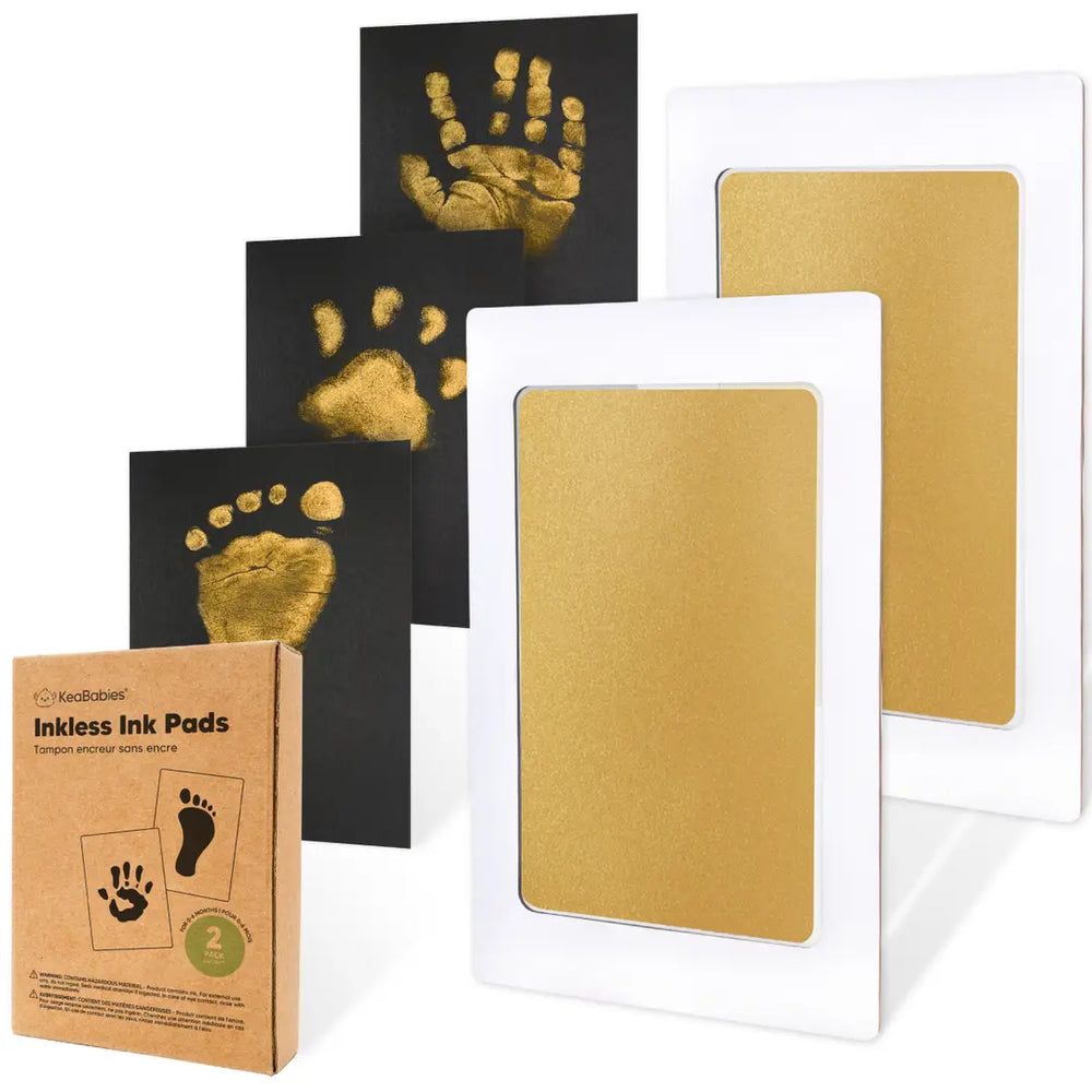 KeaBabies - Inkless Baby Hand and Footprint Kit - 2 Pack