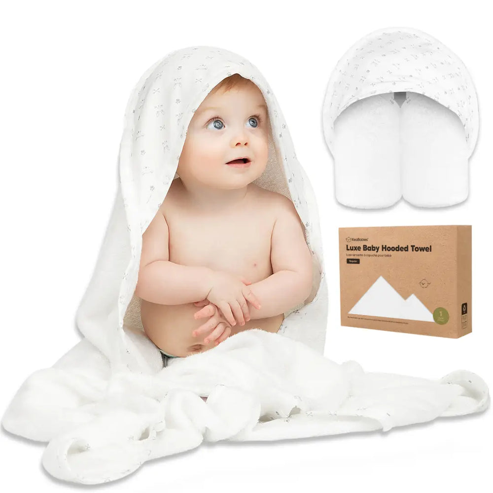 KeaBabies - Luxe Baby Hooded Towel