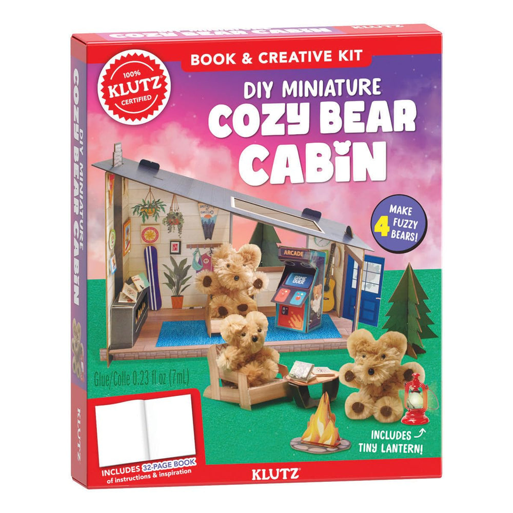 Klutz - DIY Miniature Cozy Bear Cabin Book & Creative Kit