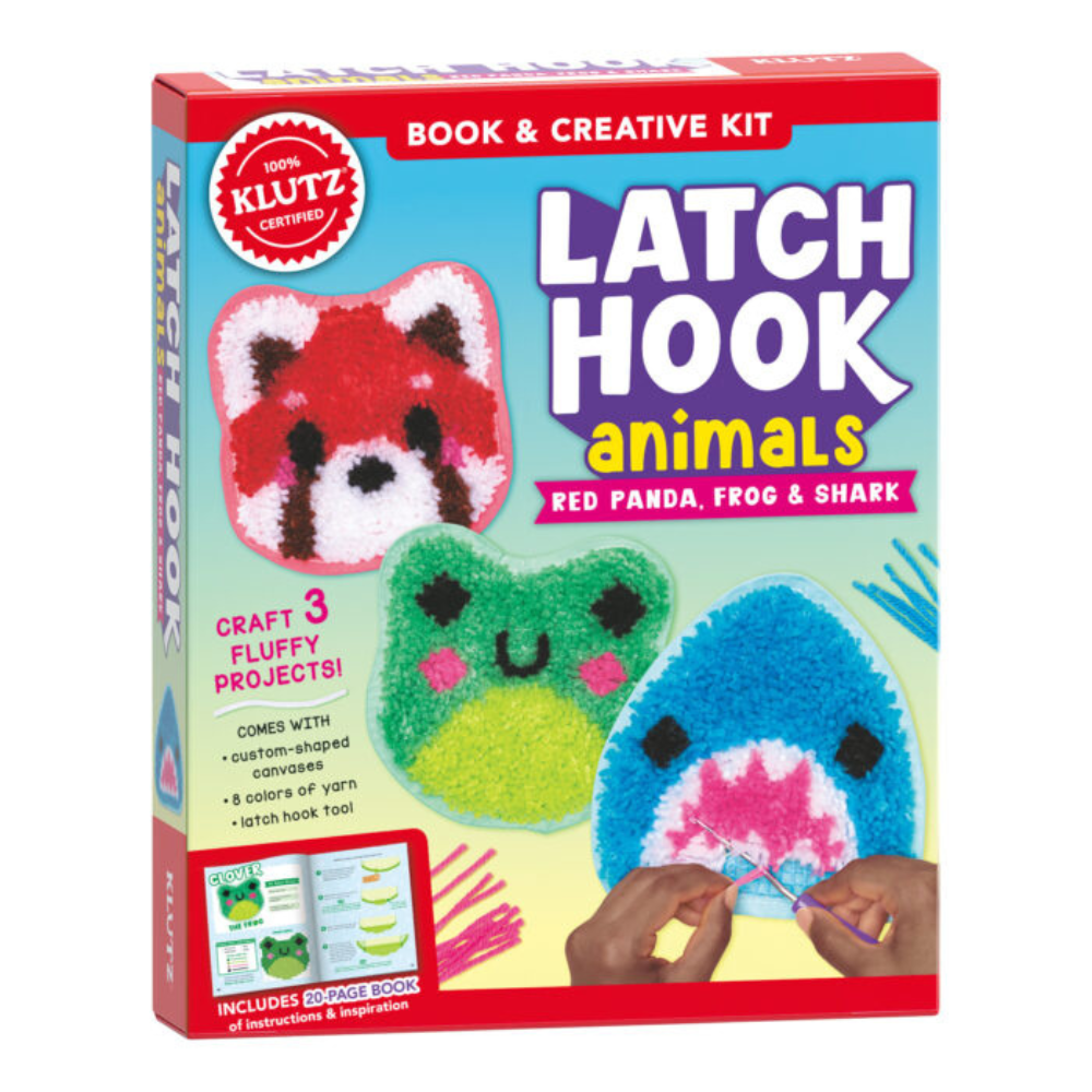 Klutz - Latch Hook Animals - A How-To Activity Kit