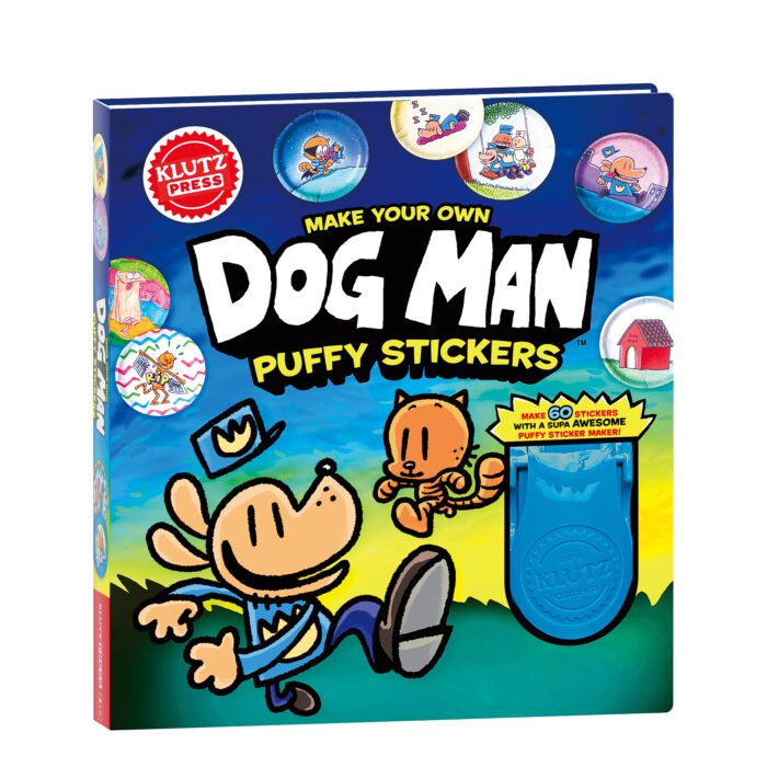 Klutz - Make Your Own Dog Man Puffy Stickers - Art Kit