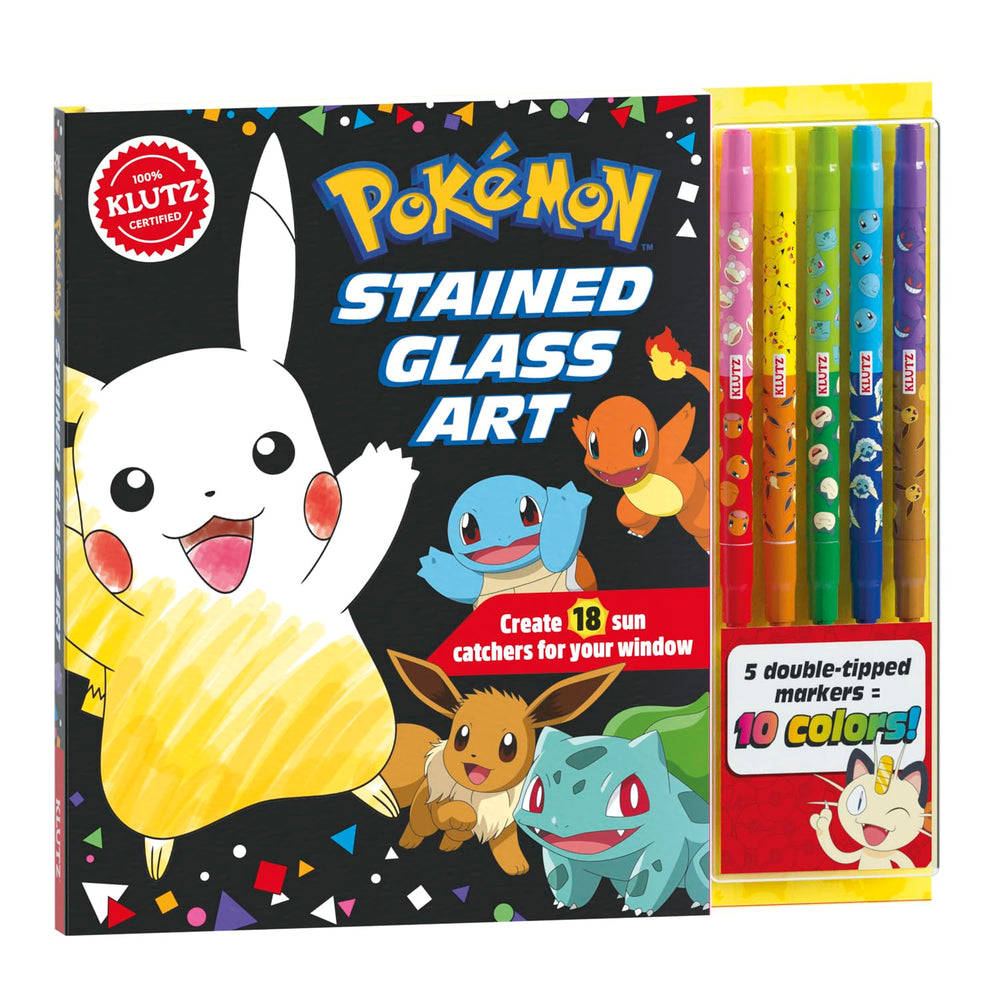 Klutz - Pokemon Stained Glass Art Activity Kit