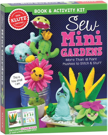 Klutz - Sew Mini Gardens - Activity Kit Crafts & Activity Books