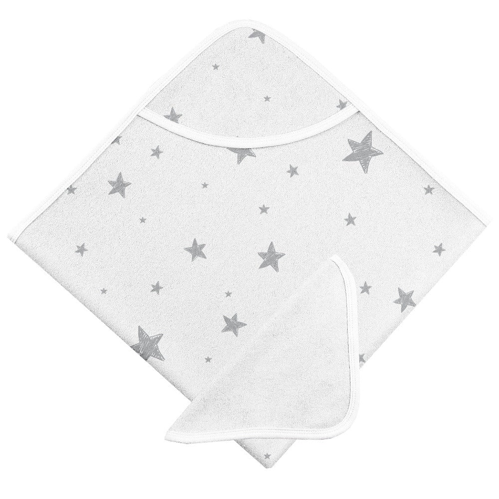 Kushies - Hooded Towel & Washcloth Set