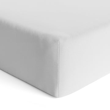 Kushies - Mini Crib Sheet - Organic Jersey White Bedding