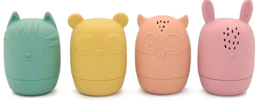 Kushies - Silisqueeze Silicone Bath Toy Set