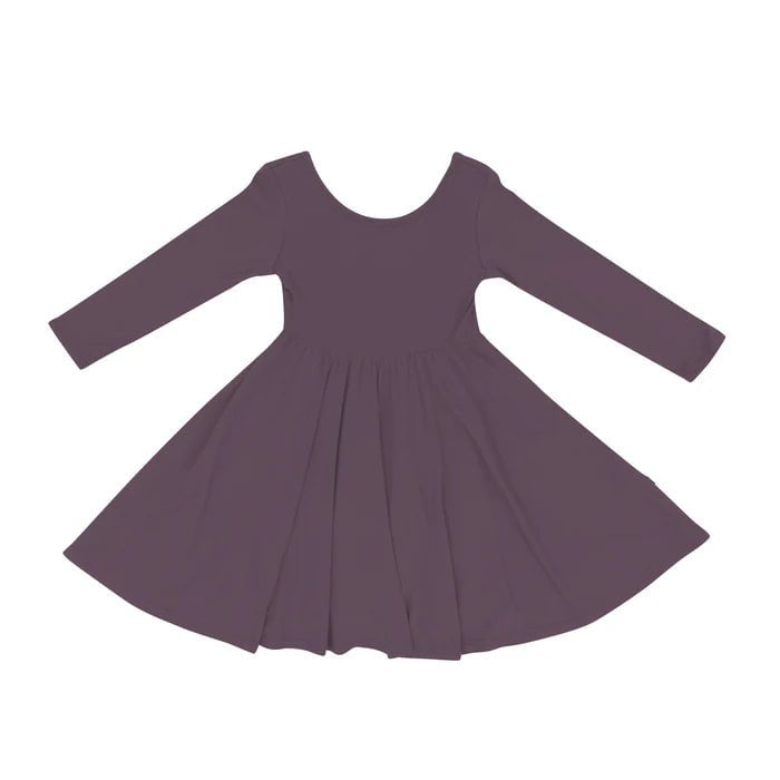 Kyte Baby - Long Sleeve Solid Twirl Dress - Fall 2024