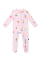 Kyte Baby - Printed Bamboo Zippered Footie - Summer 2026 Collection