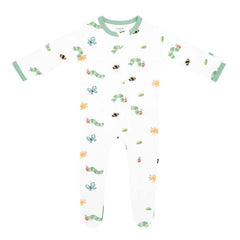 Kyte Baby - Printed Zippered Footie - The Very Hungry Caterpillar and Friends