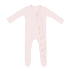 Kyte Baby - Ribbed Ruffle Zipper Footie