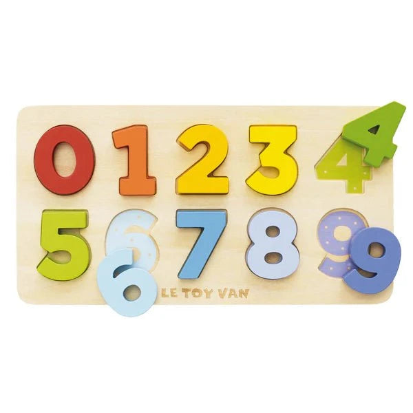 Le Toy Van - Counting Wooden Numbers Shape Sorter – Little Canadian